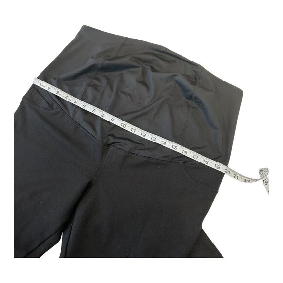 Isabel Maternity SZ Large Black Over Belly Panel Skinny Jeans Stretch - Picture 3 of 14